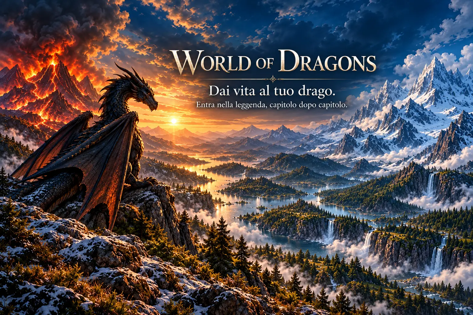 World of Dragons. Dai vita al tuo drago. Entra nella leggenda, capitolo dopo capitolo.